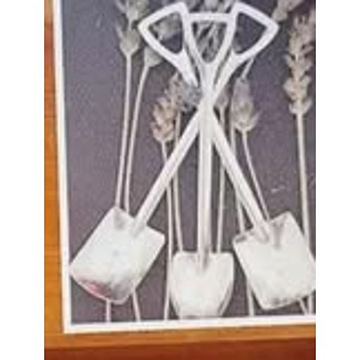 Davis Gardening logo — three crossed garden spades